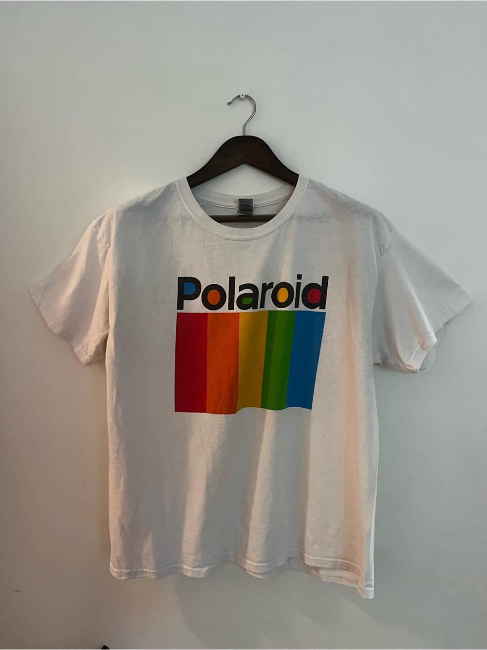 Vintage Tshirt with Polaroid Logo